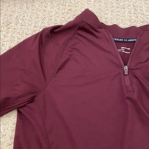 UA purple small workout mesh jacket